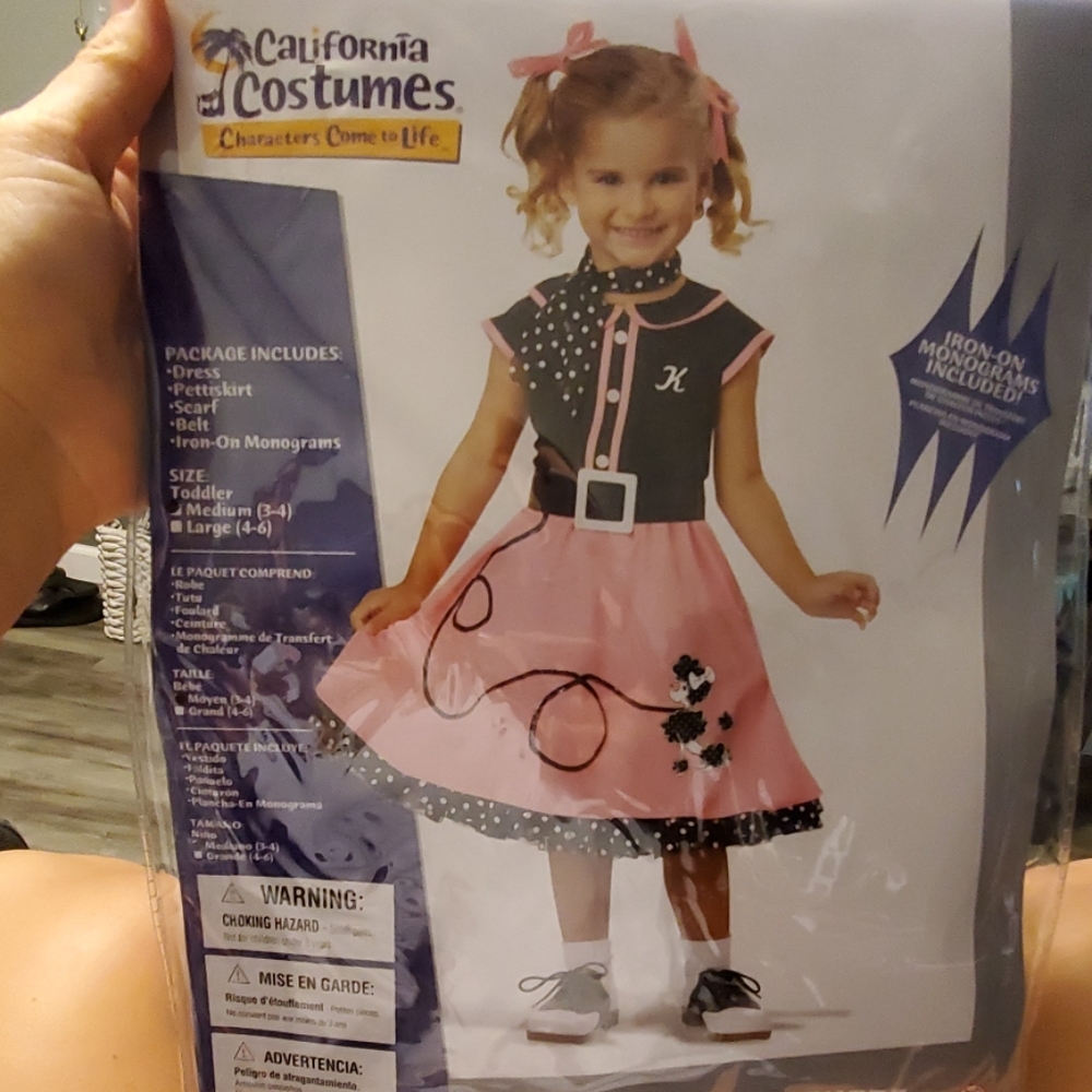 Poodle skirt costume
